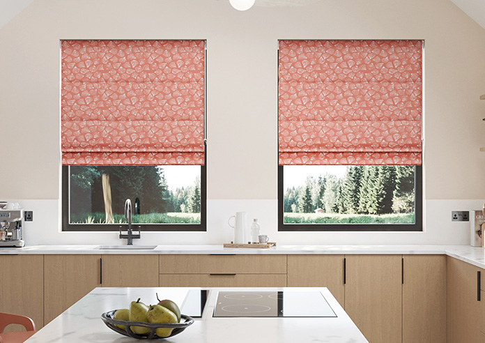 Sandbank, Orange Reef - Motorised Roman Blind - Image 3